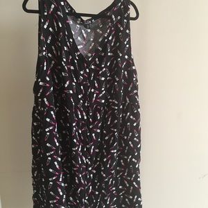 Lipstick Print Dress